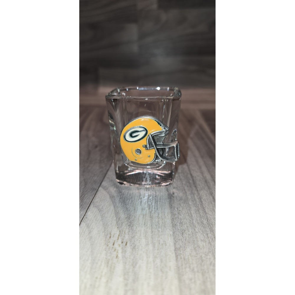 NFL Green Bay Packers Shot Glass Pewter Logo Helmet Collectible 2019